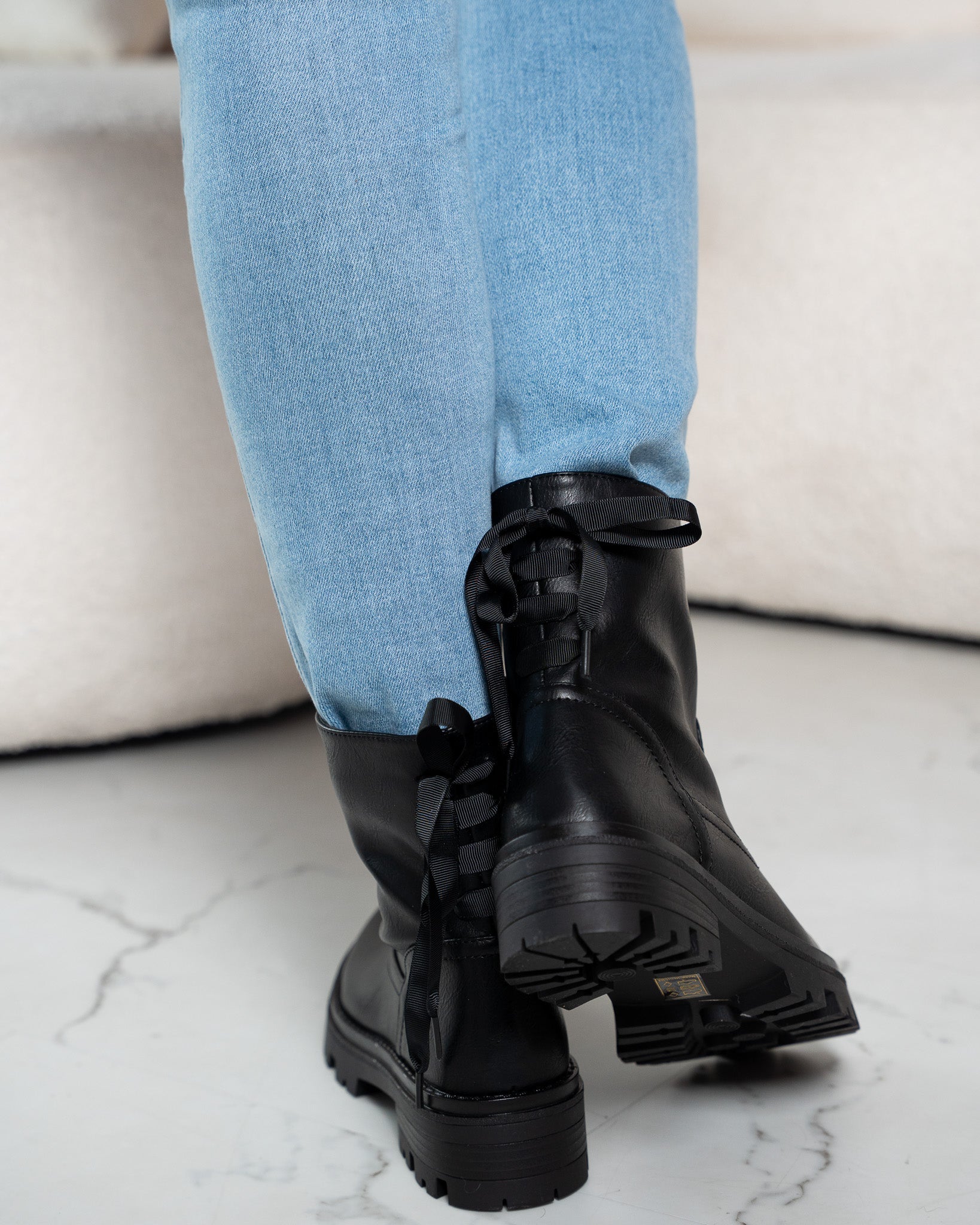 Women's Bow Detail Black Boots