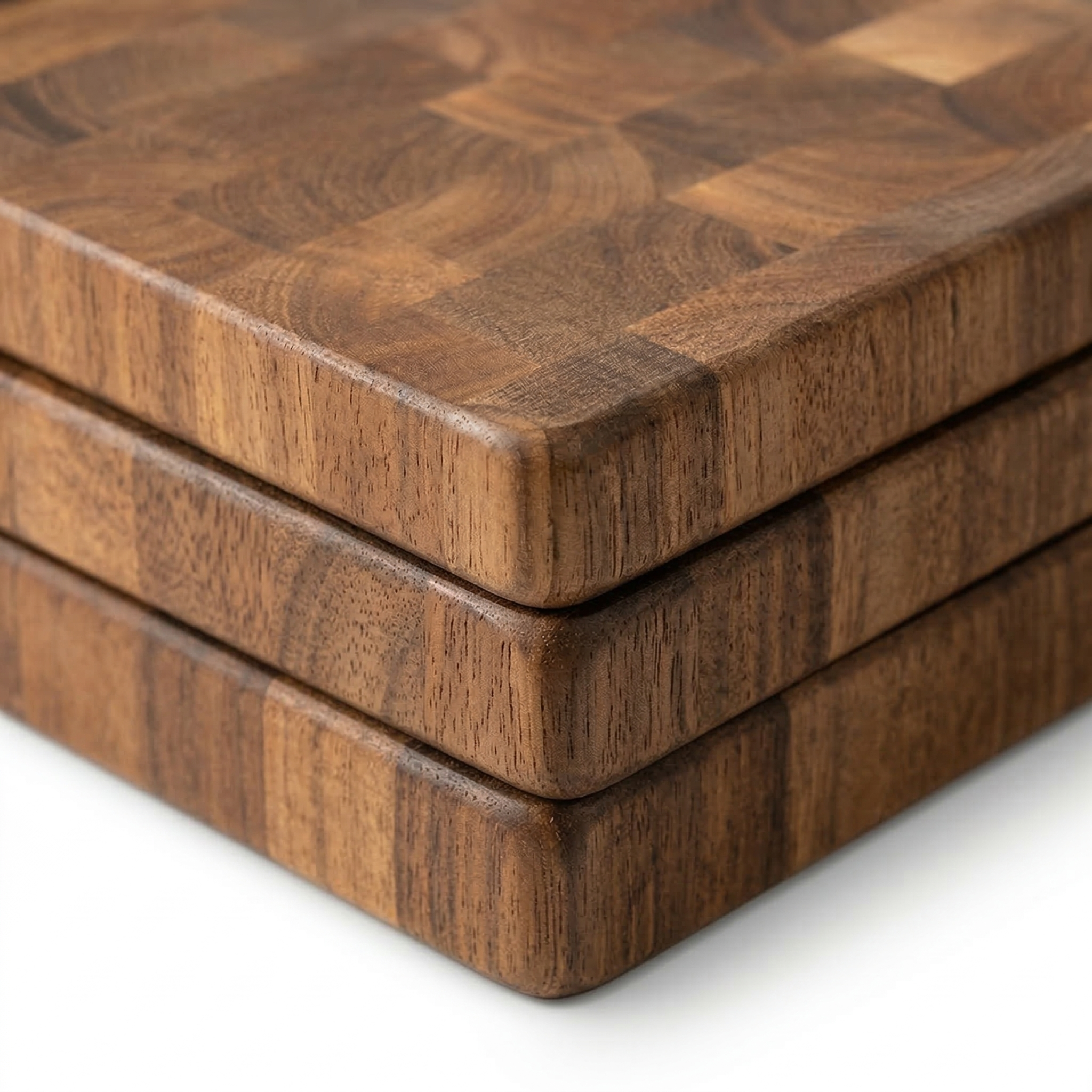Solid Acacia Wood Cutting Board Set