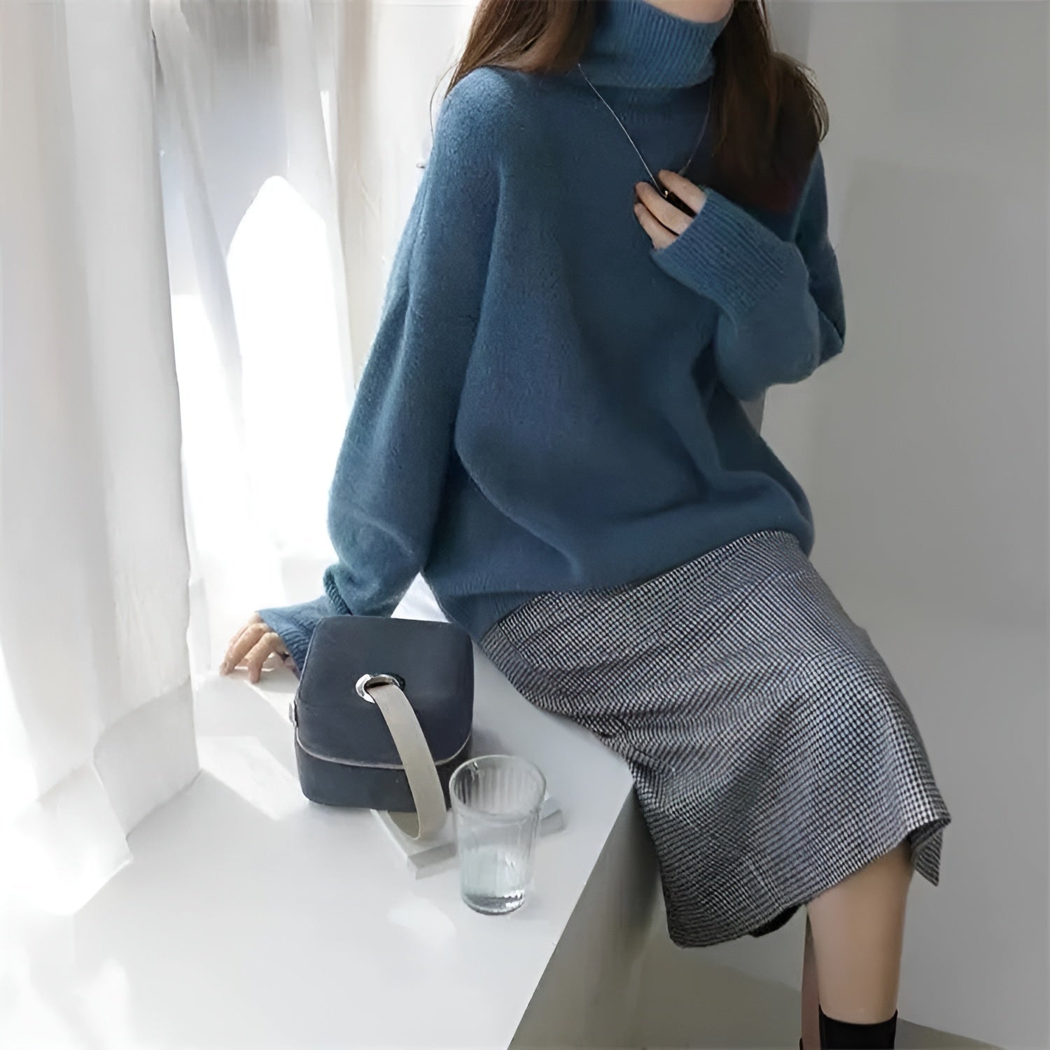 Men's Knitted Hoodie Sweatshirt