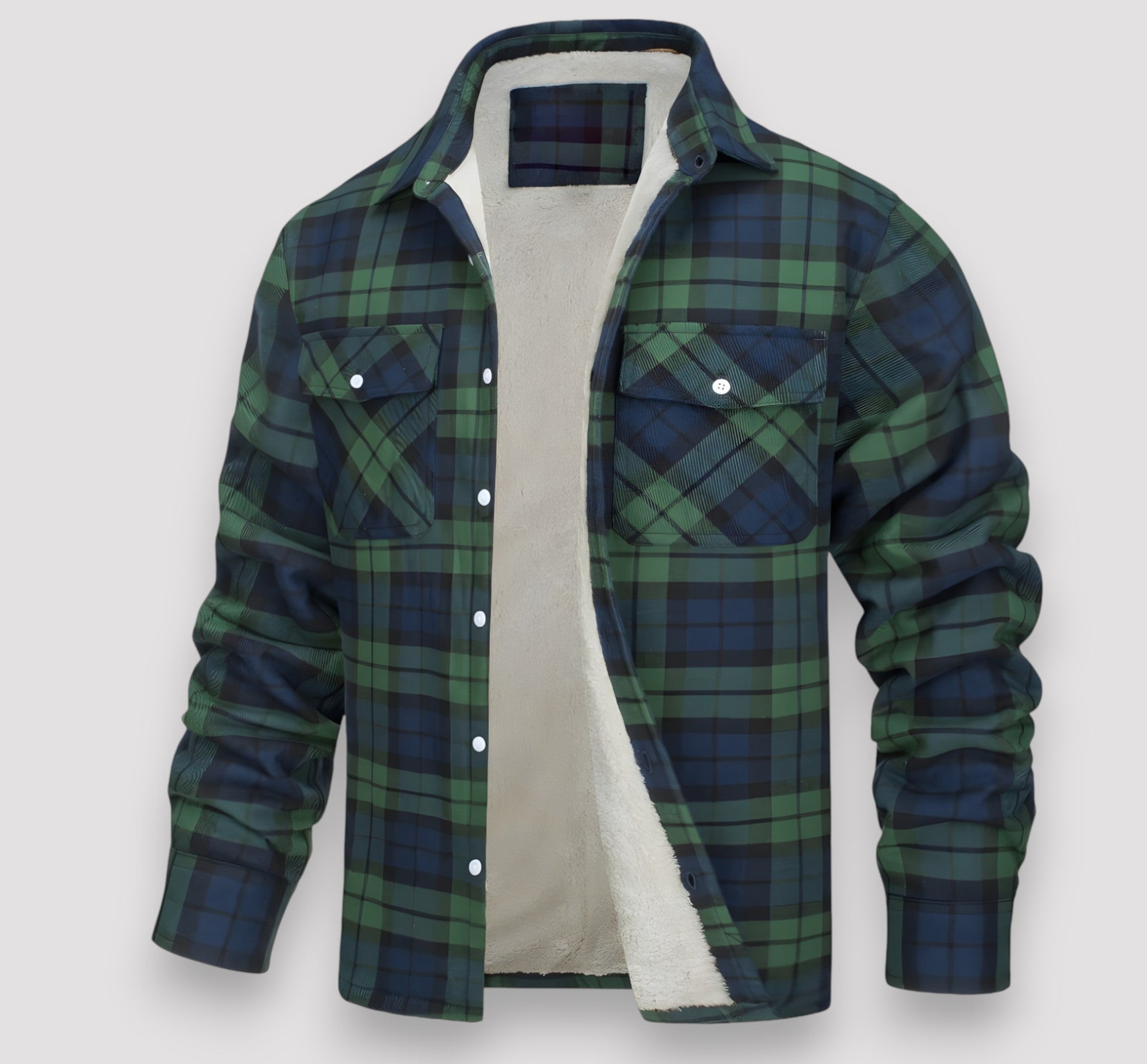 Men's Flannel Shirt Jacket
