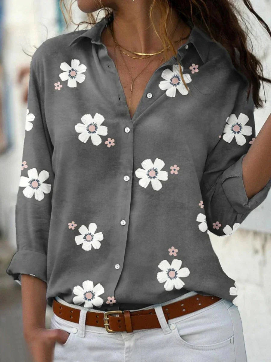 Women's Floral Print Shirt