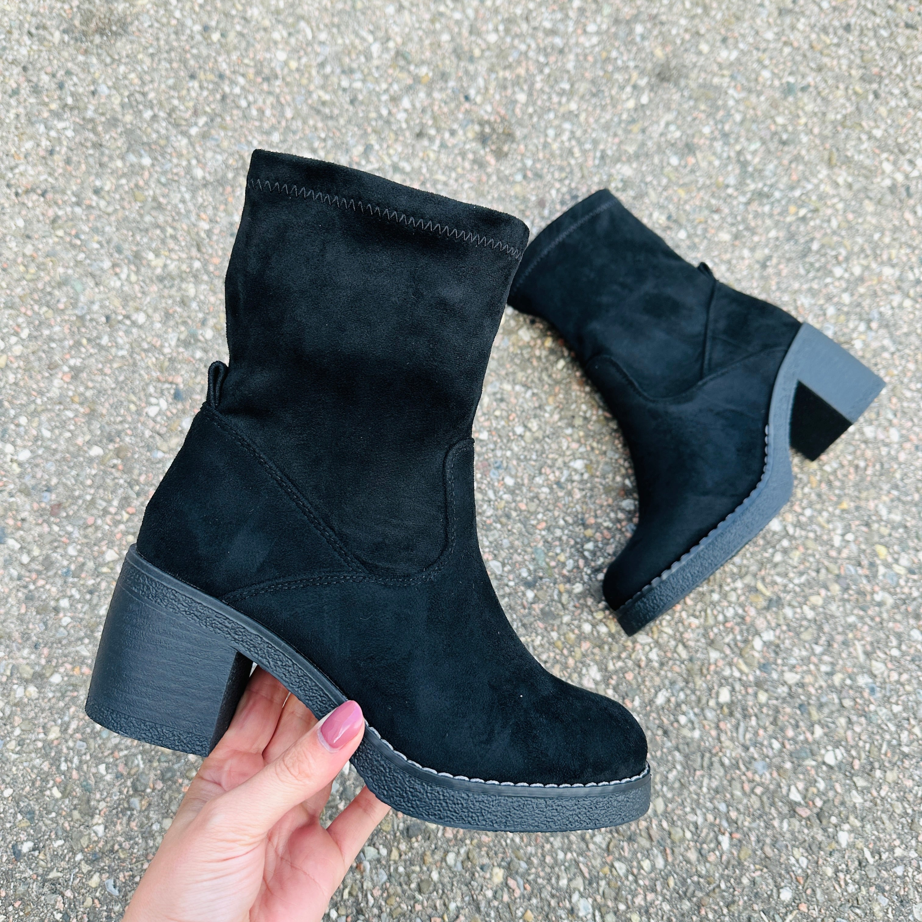 Women's Tall Black Boots