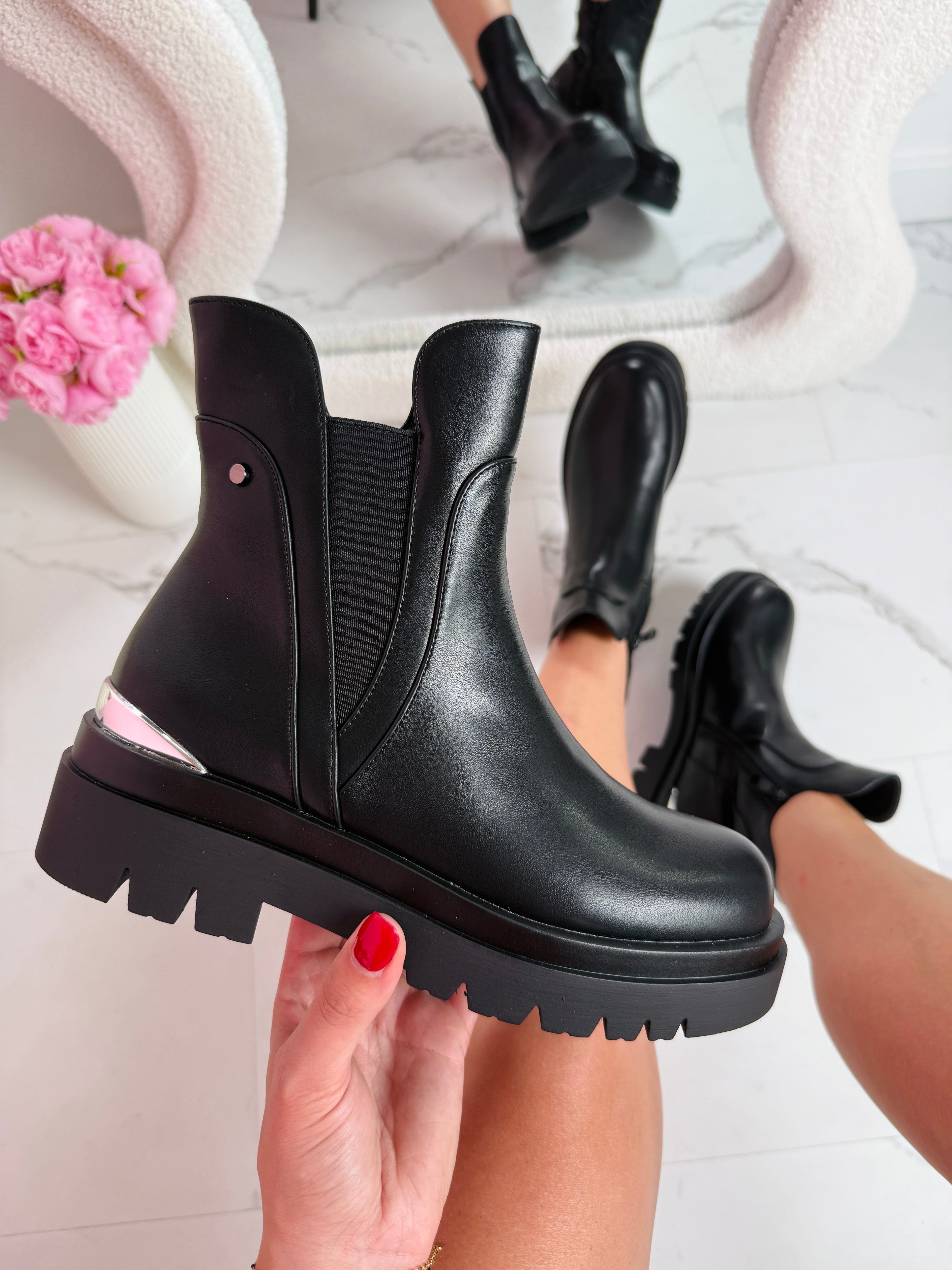 Women's Black Ankle Boots