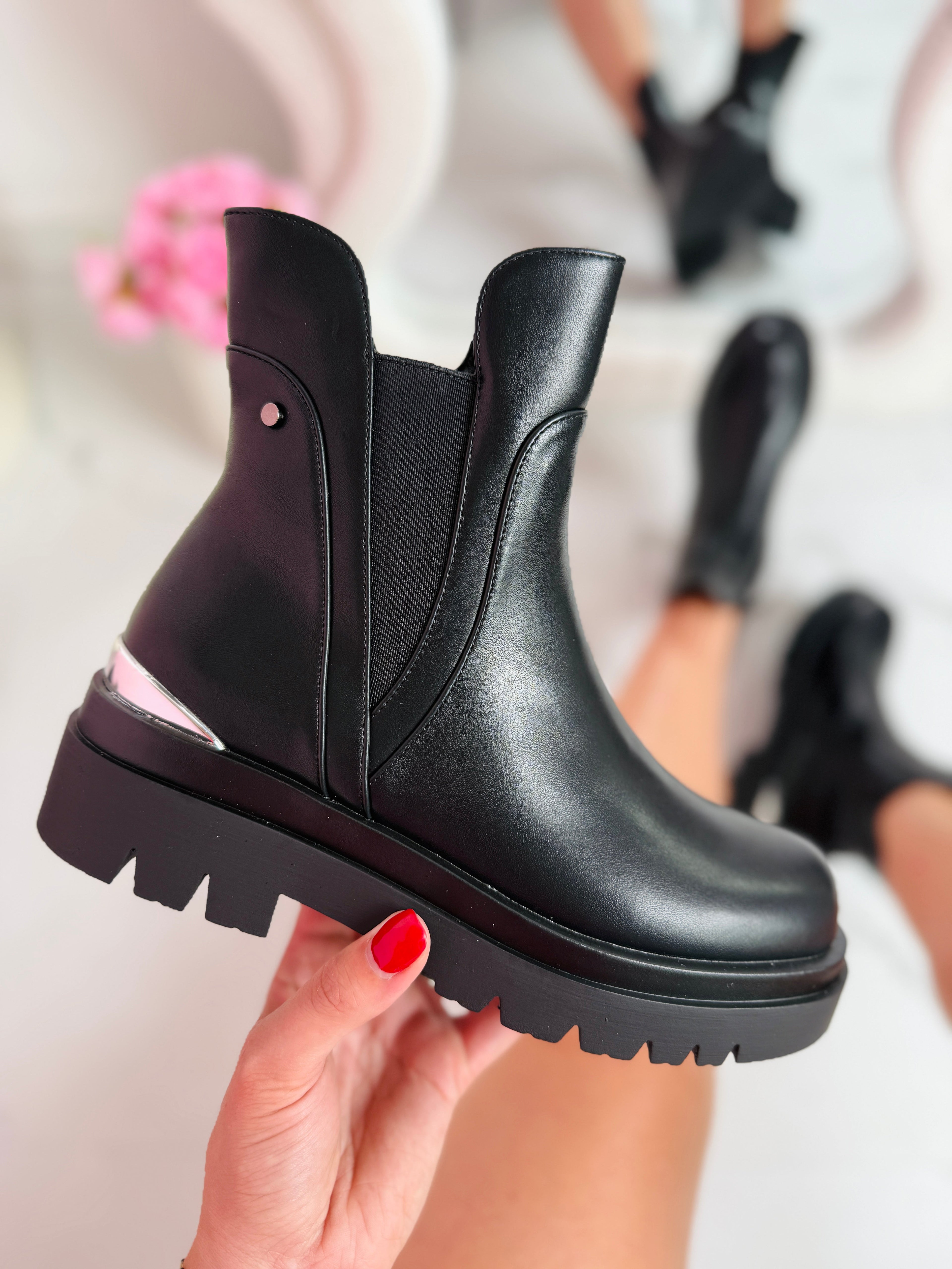 Women's Black Ankle Boots