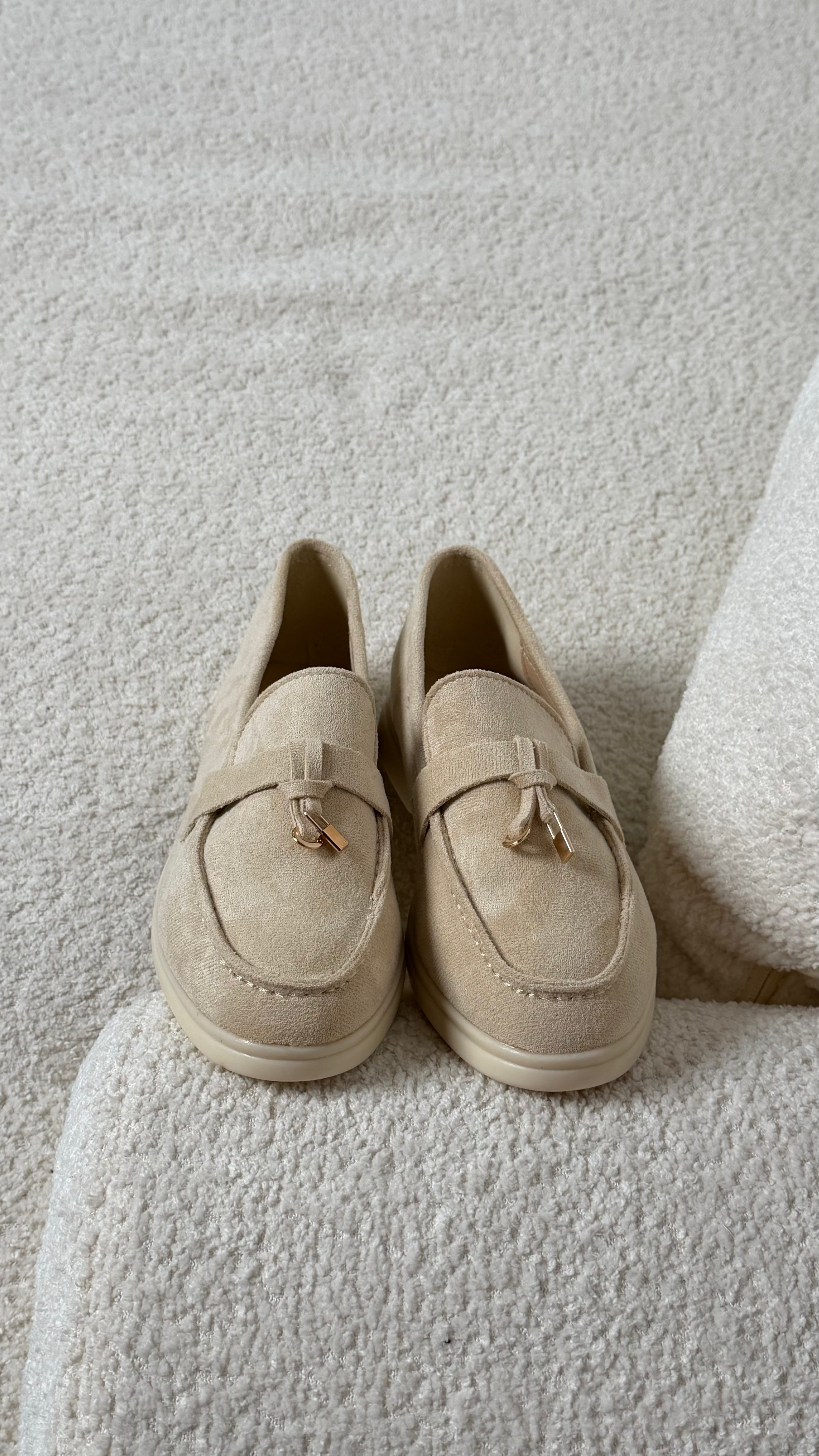Women's Classic Beige Loafers