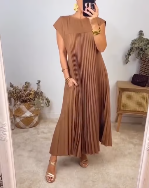 Everyday Comfort Dress – Beige