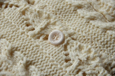 Women's Classic Knit Sweater – Red & White