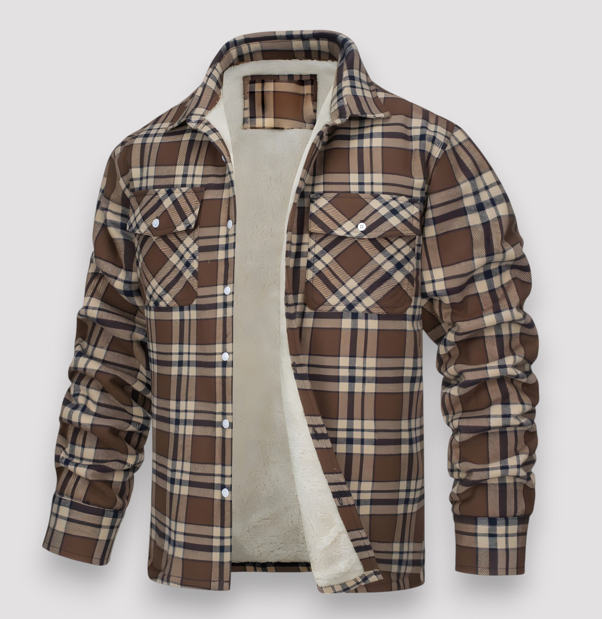Men's Flannel Shirt Jacket