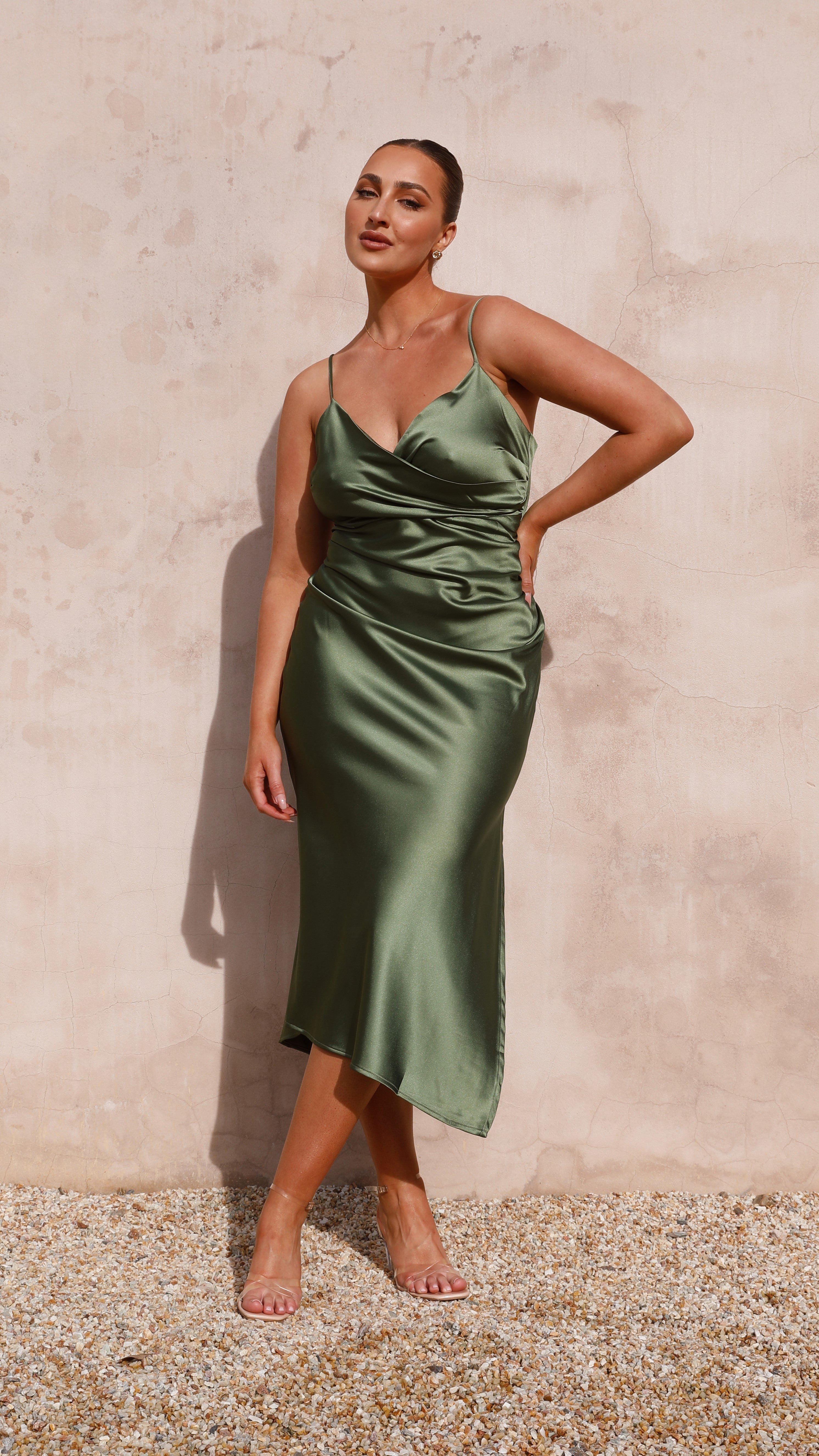 Women's Monte Midi Dress – Olive