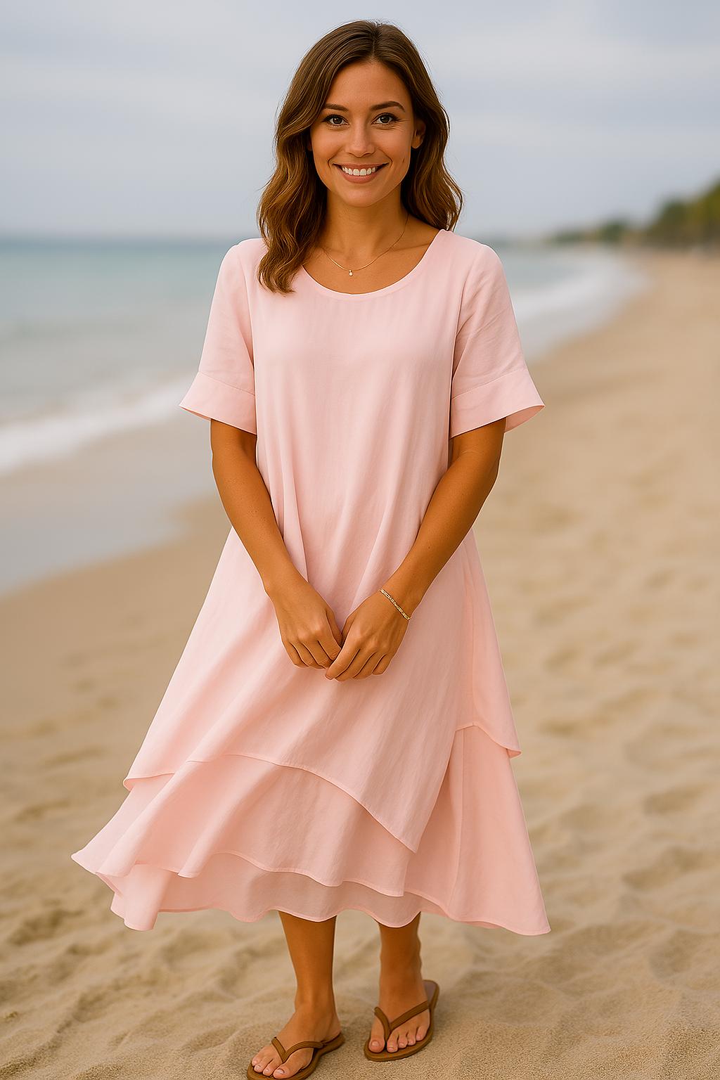 Women's Elegant Cotton Maxi Dress