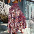 Boho Paisley Maxi Skirt