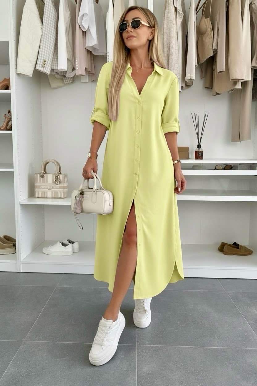 Women's Oversized Shirt Dress