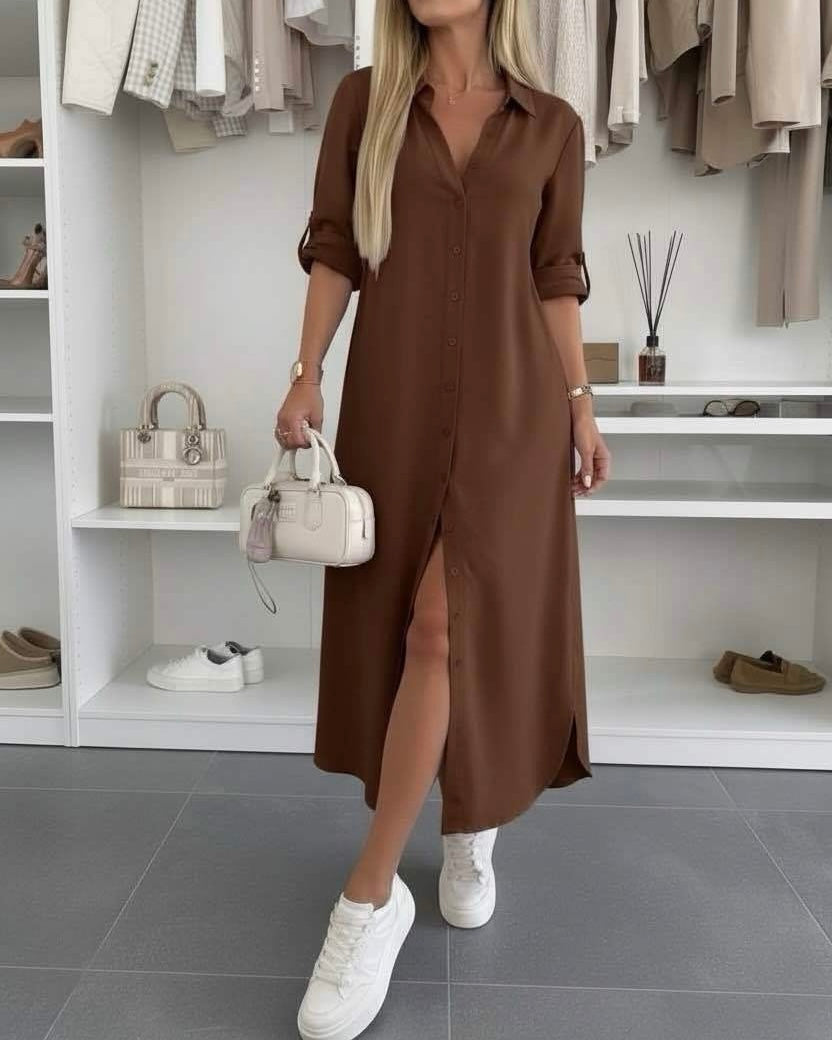 Women's Oversized Shirt Dress