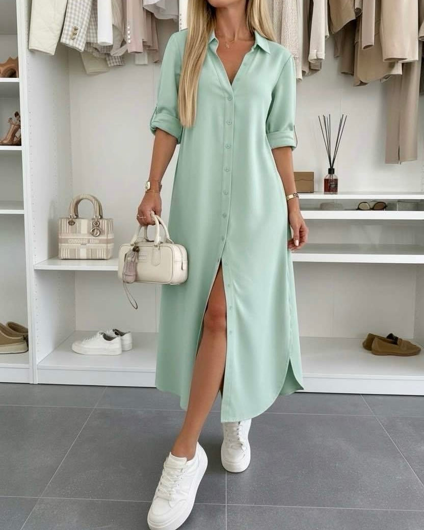 Women's Oversized Shirt Dress