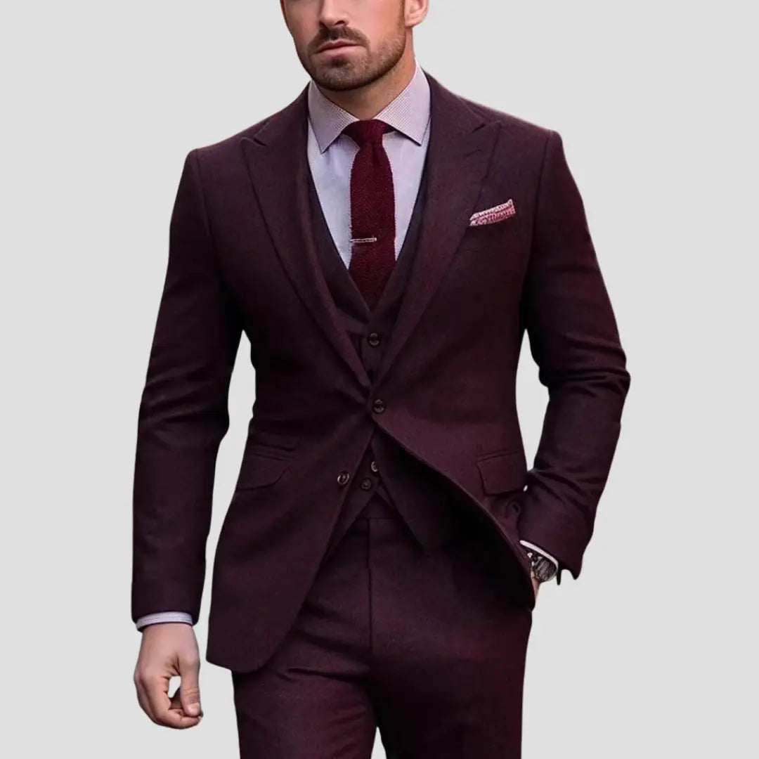 Men's Tailored Three-Piece Suit