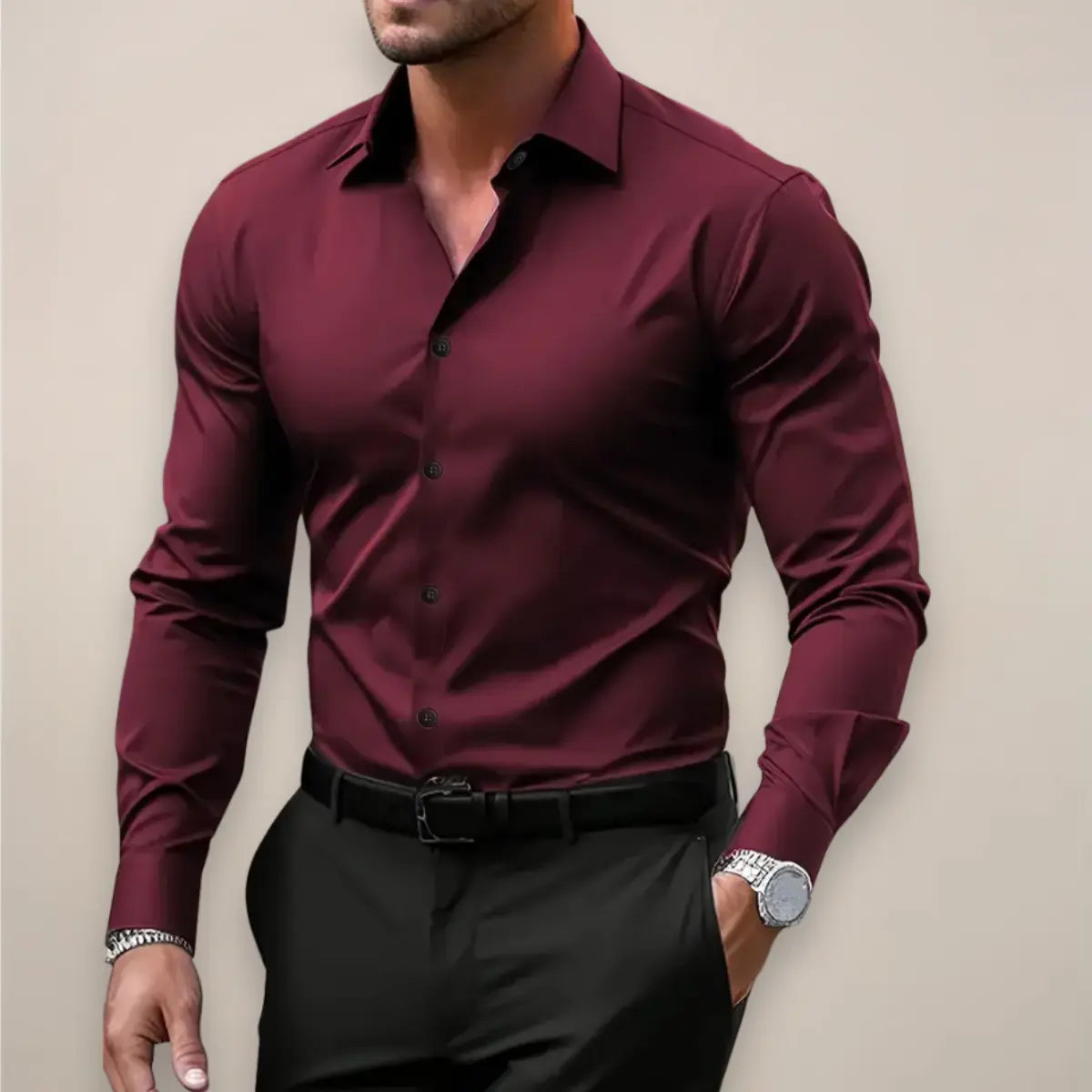 Men's Classic Long-Sleeve Shirt
