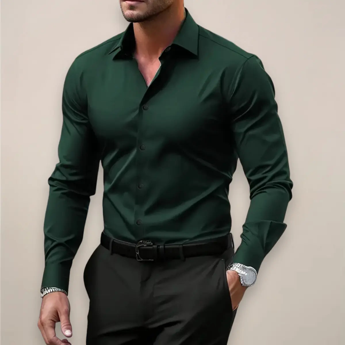 Men's Classic Long-Sleeve Shirt