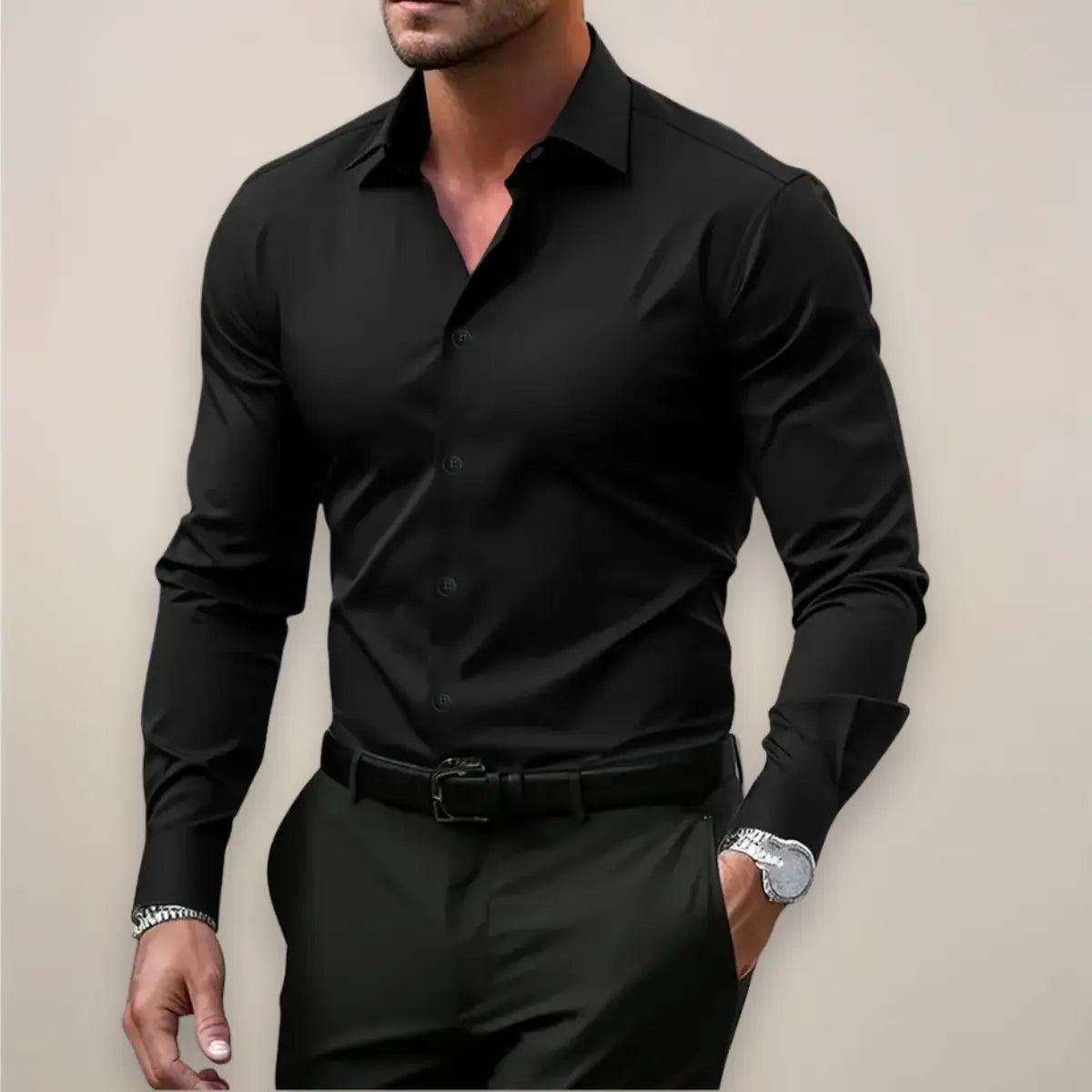 Men's Classic Long-Sleeve Shirt