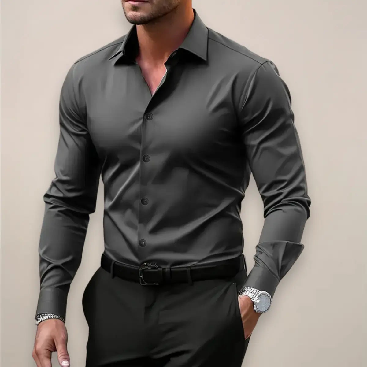 Men's Classic Long-Sleeve Shirt