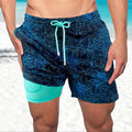 Men's Double-Layer Swim Trunks