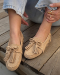 Women's Beige Loafers