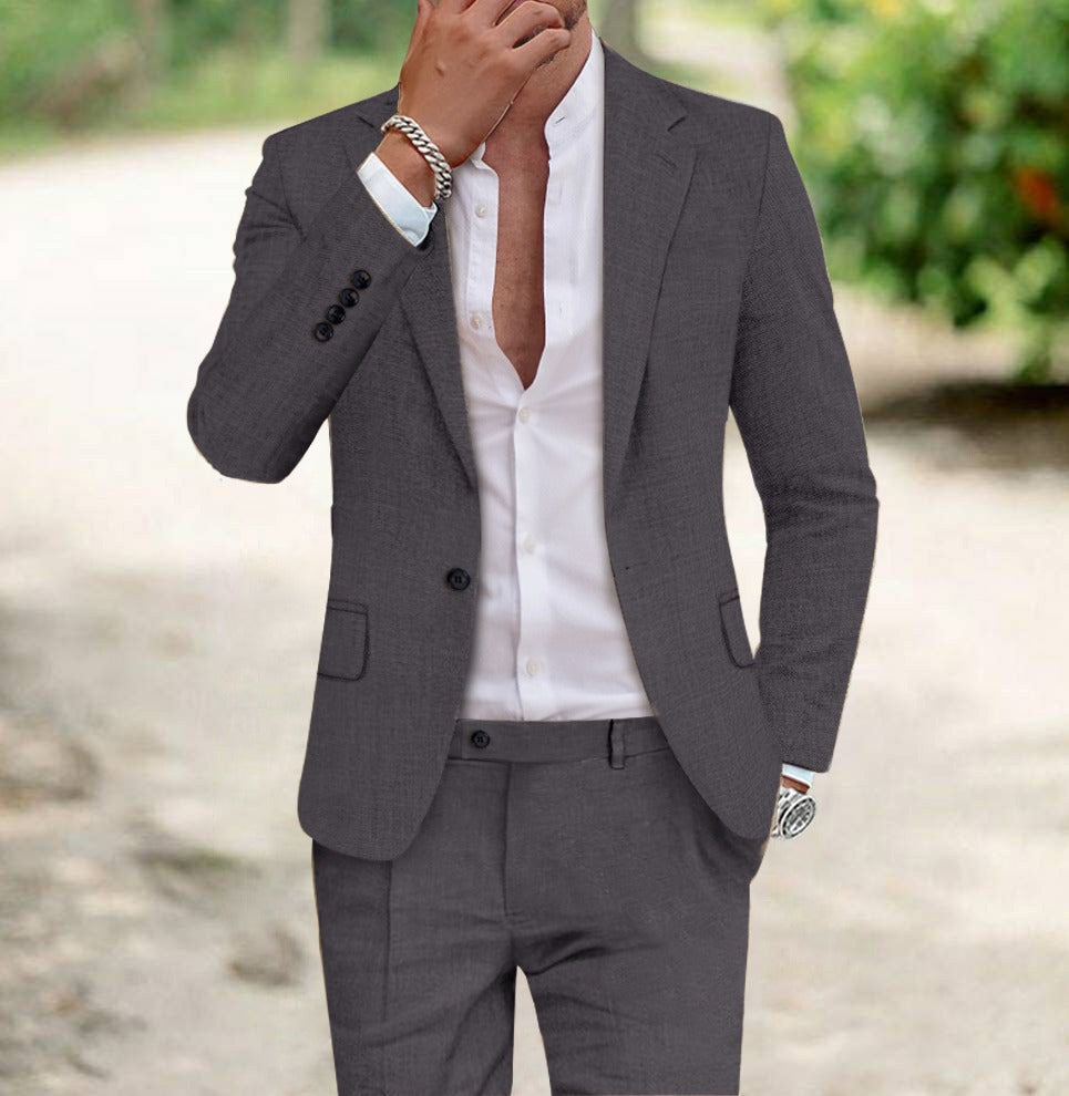 Men's Premium Linen Suit
