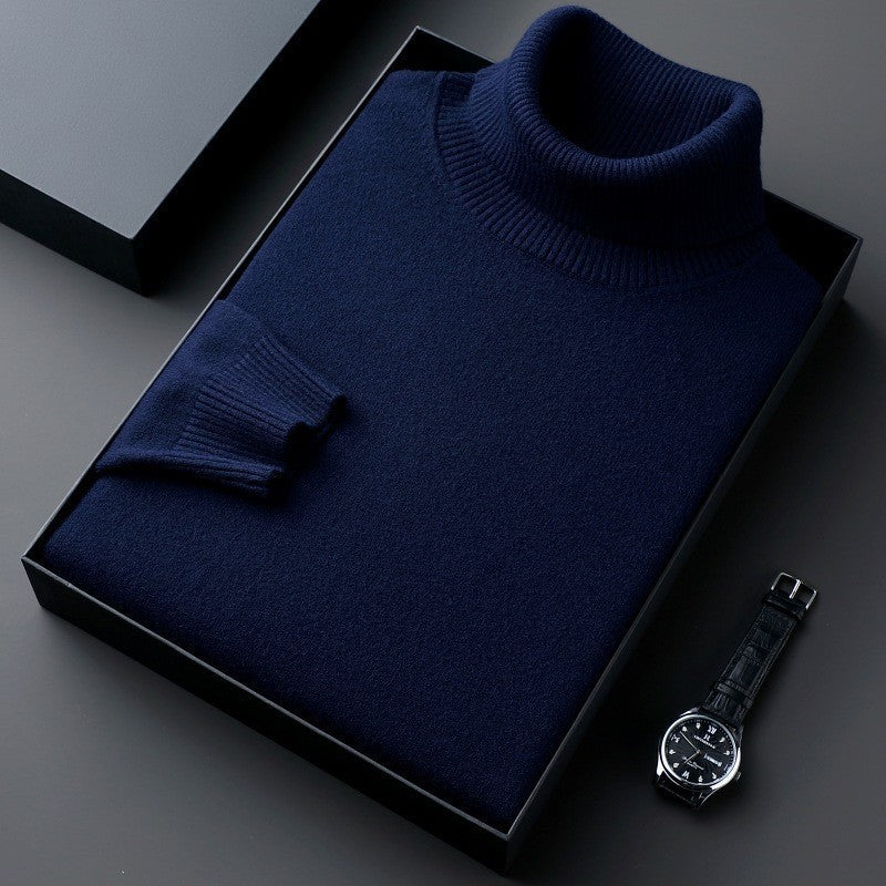 Men's Cashmere Turtleneck Sweater