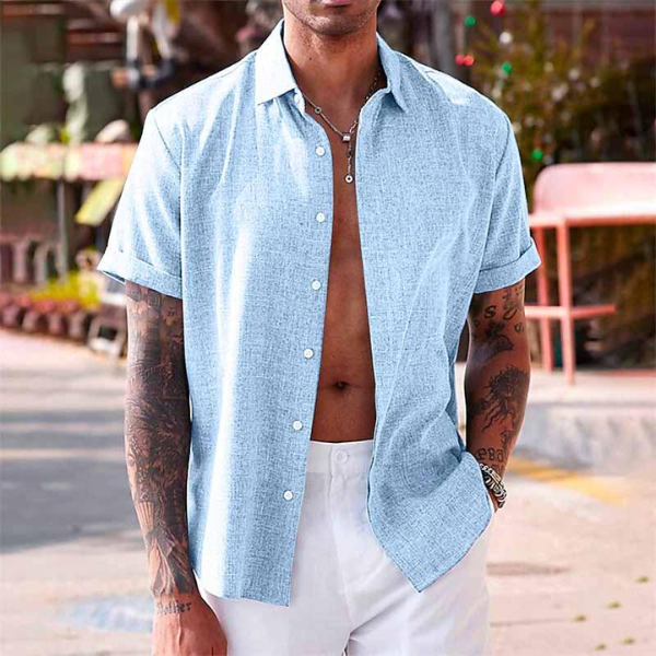 Men's Lightweight Linen Shirt
