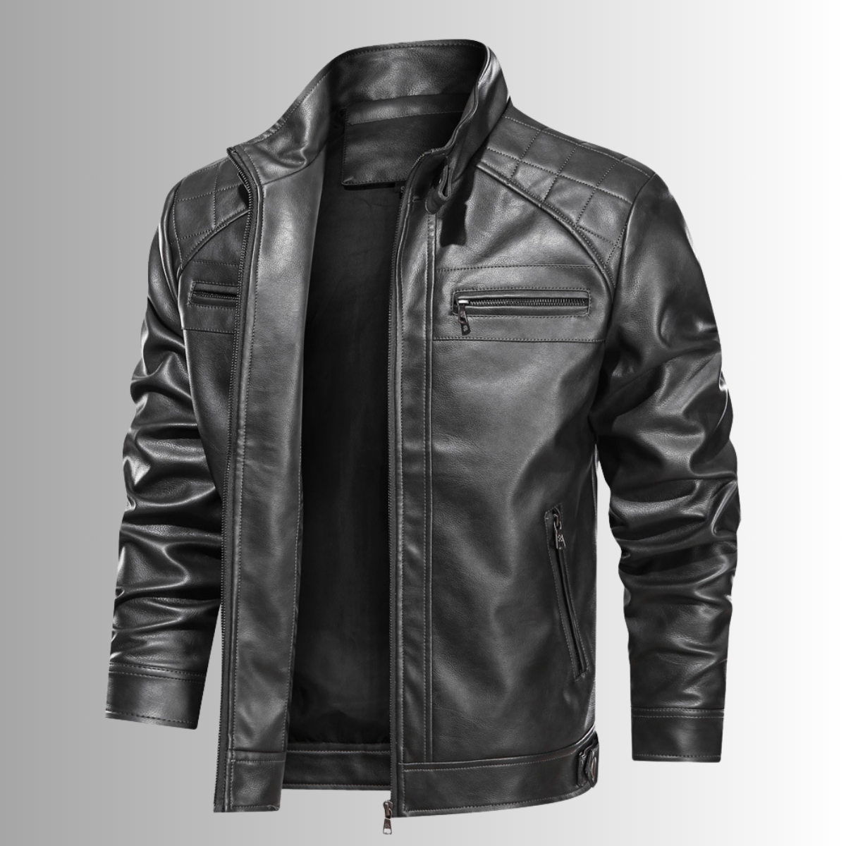 Rugged Casual Jacket – Black