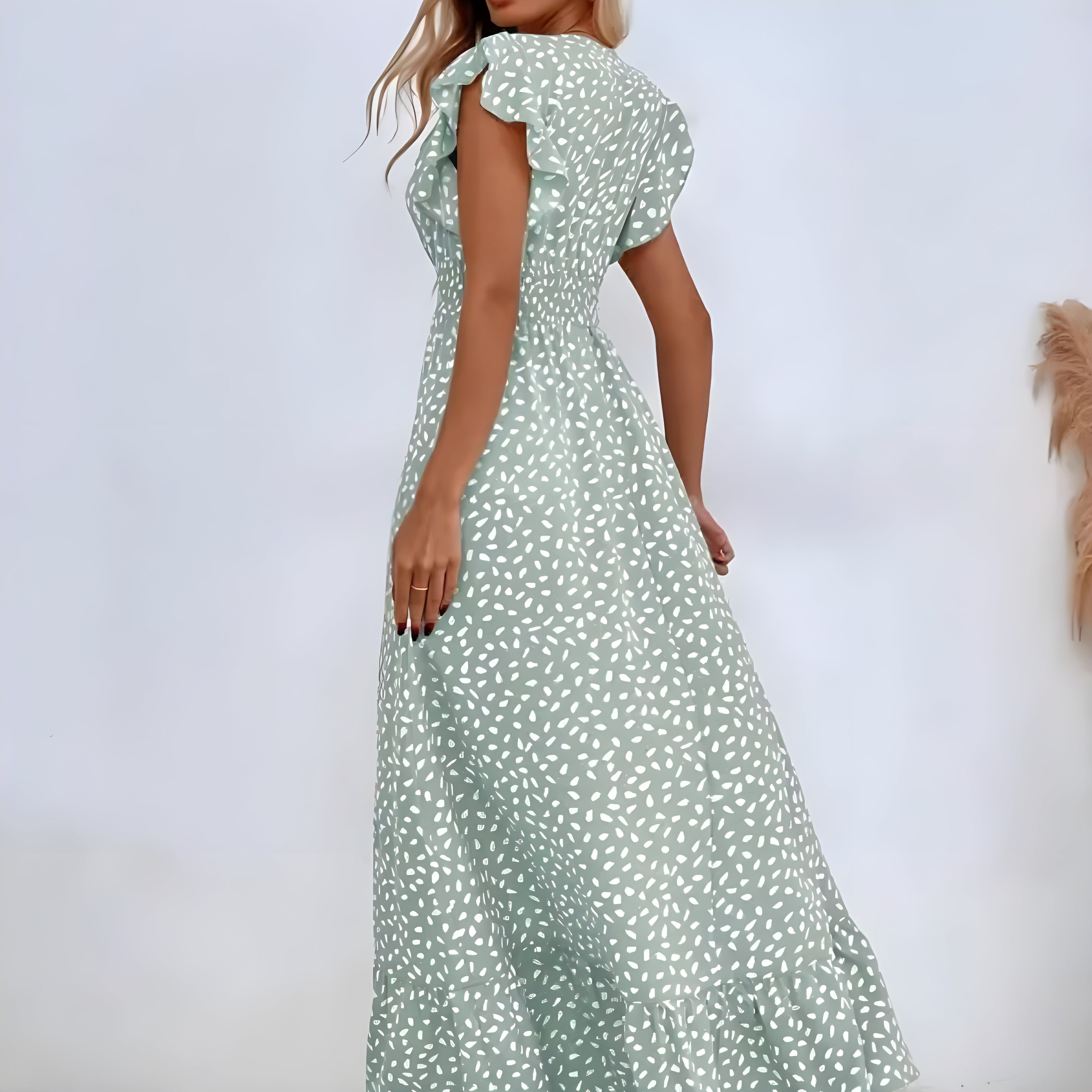 Women's Luxury Maxi Dress – Multi