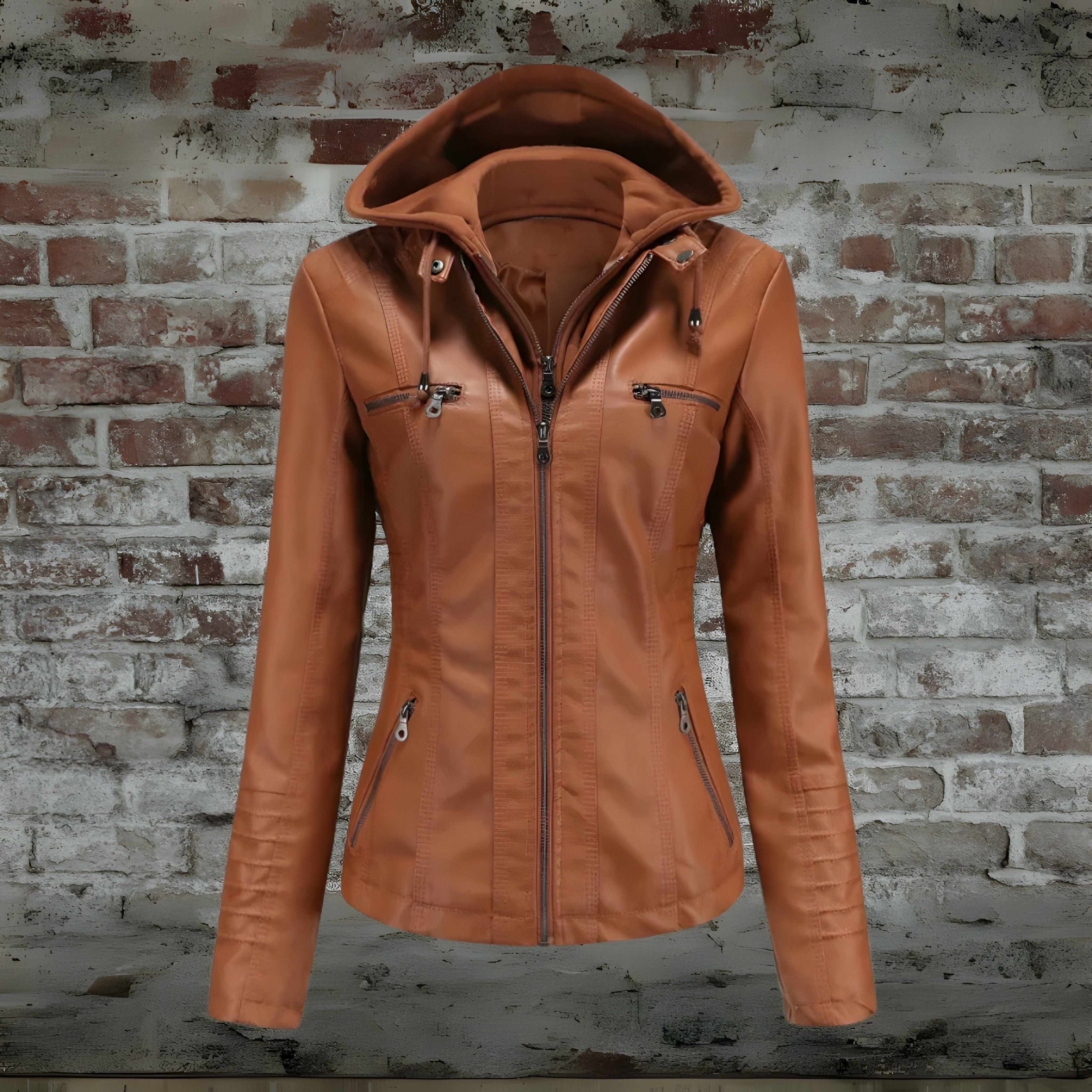 Long Coat with Detachable Hood