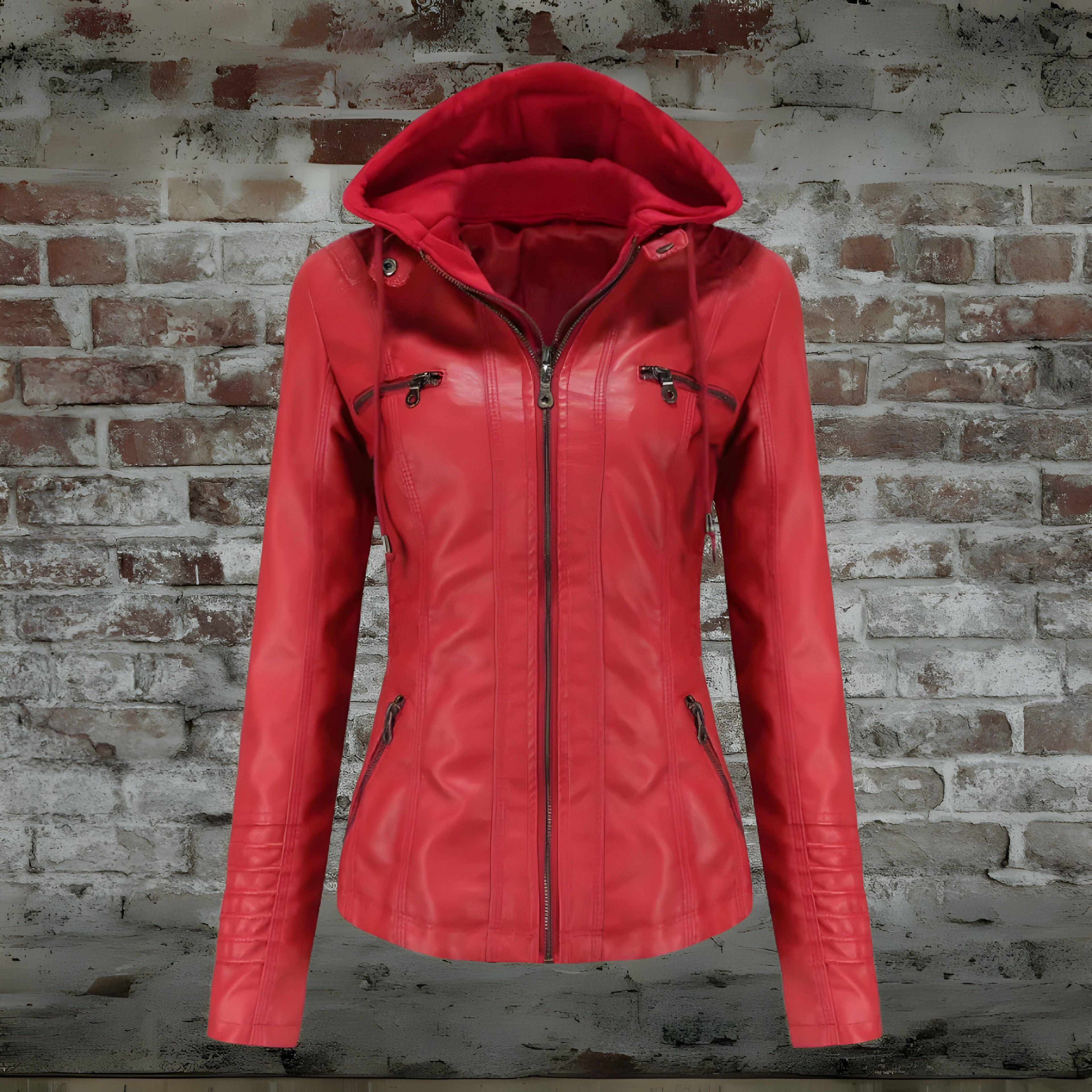 Long Coat with Detachable Hood