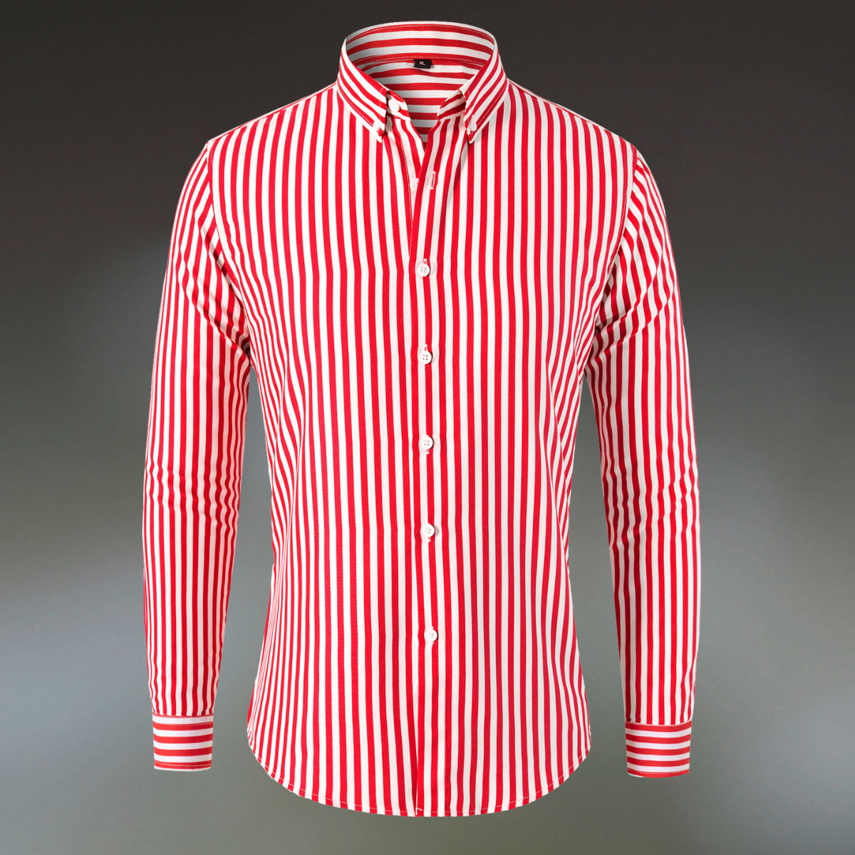 Everyday Striped Shirt – Red