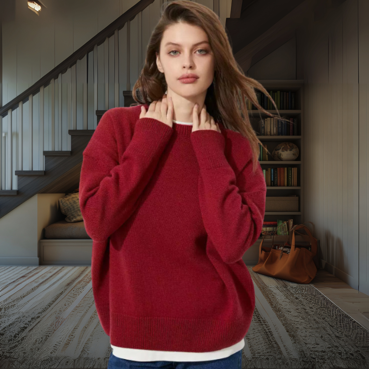 Soft Knit Sweater – Gray