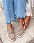 Women's Khaki Loafers