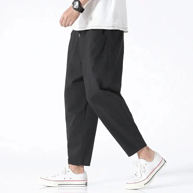 Men's Cropped Tapered Pants