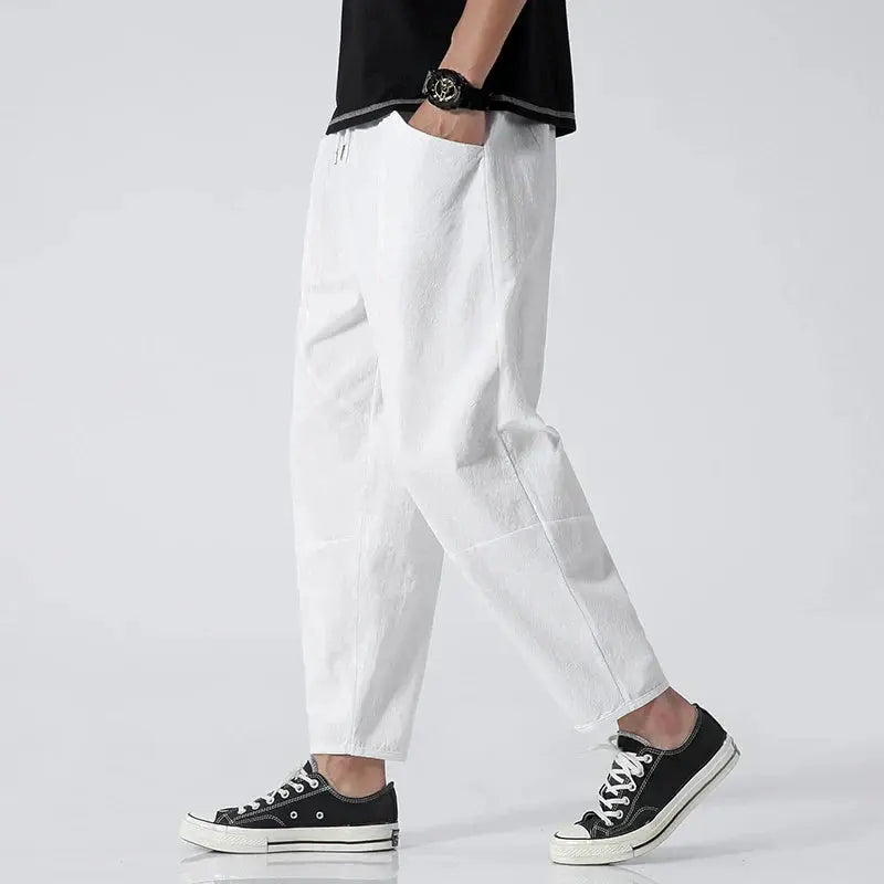 Men's Cropped Tapered Pants