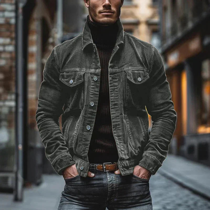 Men's Retro Corduroy Jacket