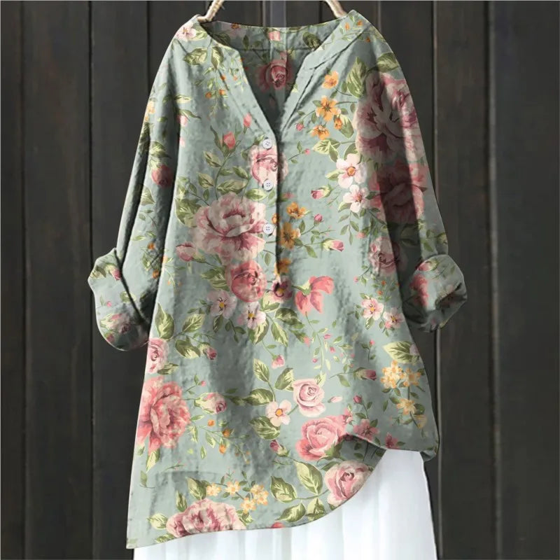 Women's Fine Floral Blouse