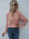 Women's Pleated Blouse