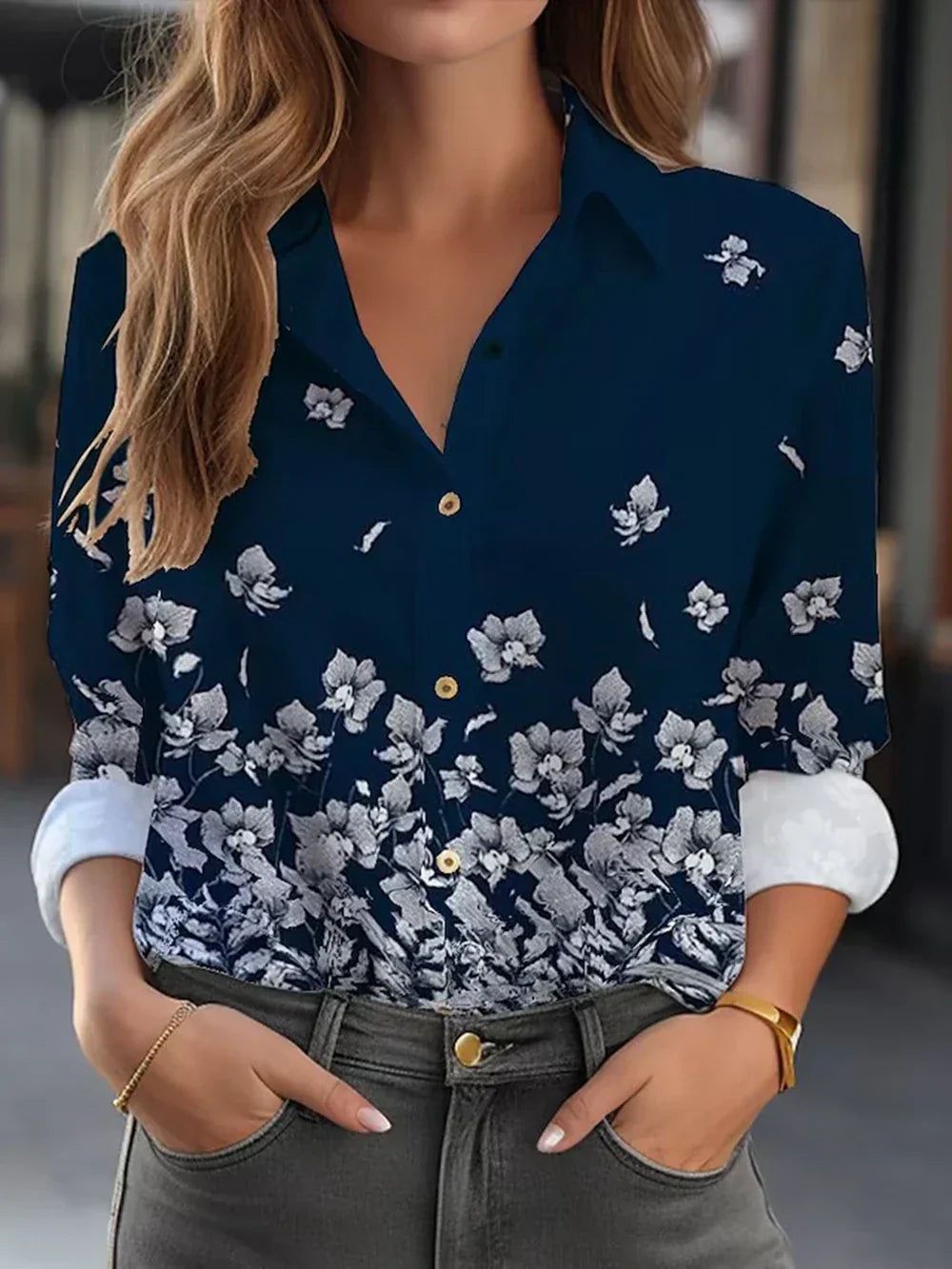 Women's Floral Print Blouse