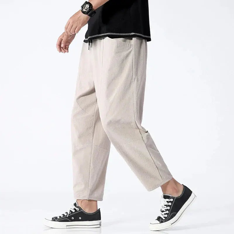 Men's Cropped Tapered Pants