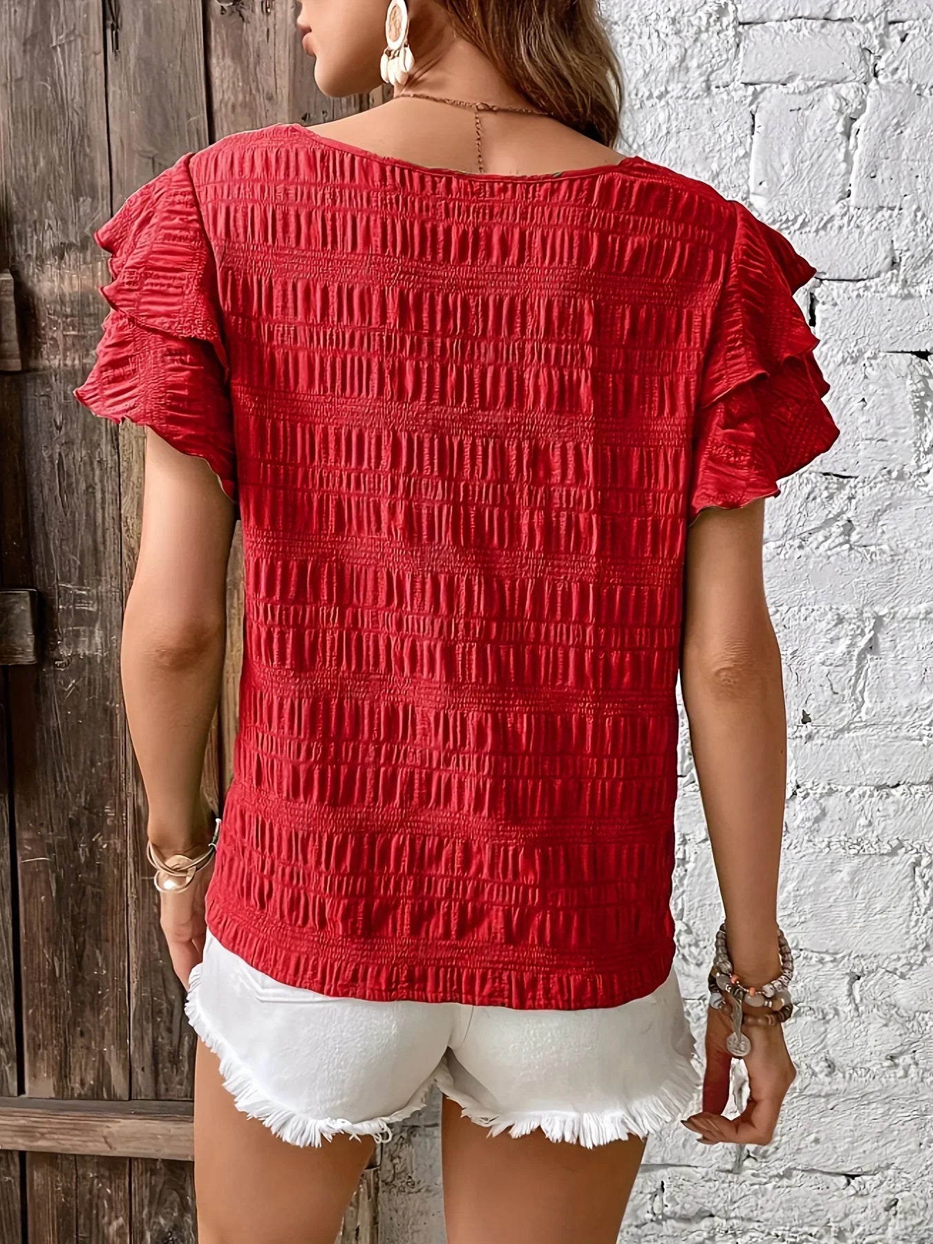 Women's Ruffle Blouse
