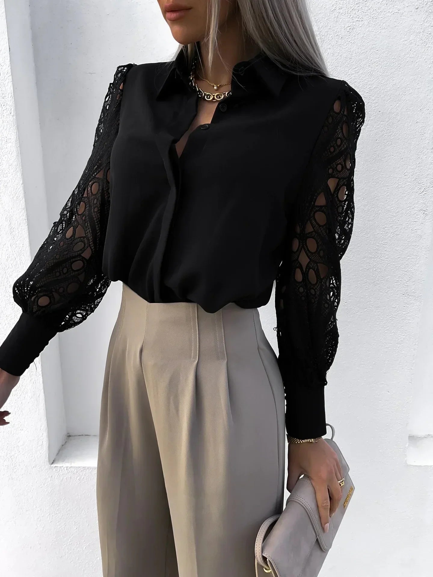 Women's Sleeve-Detail Blouse
