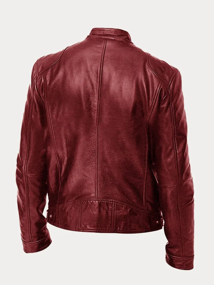 Men's Premium Casual Shirt – Wine Red