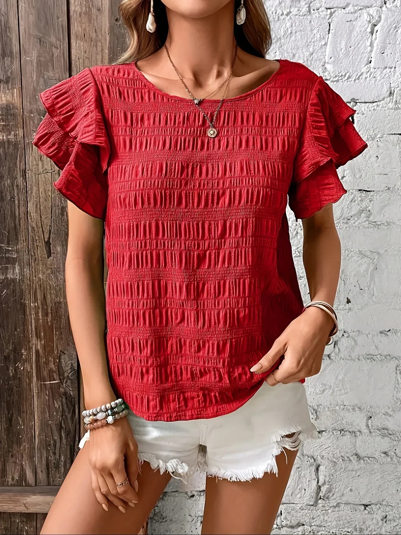 Women's Ruffle Blouse