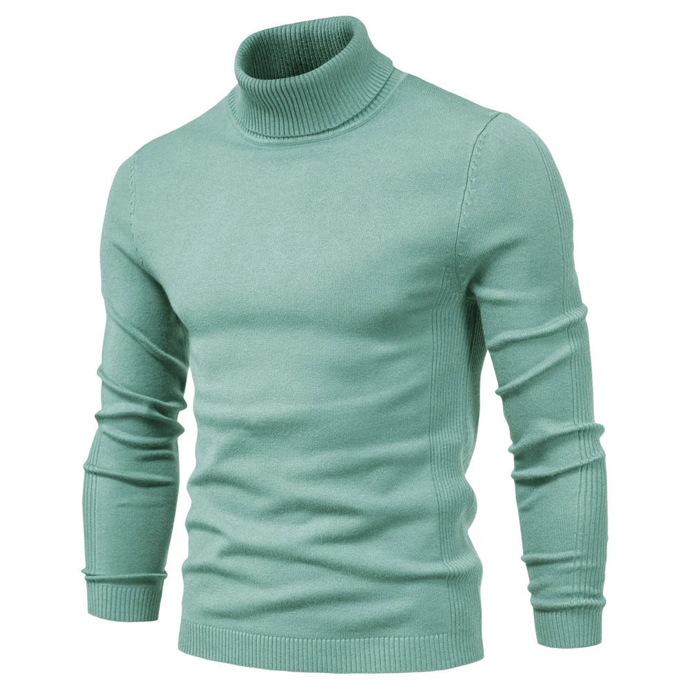 Men's Slim Turtleneck Sweater