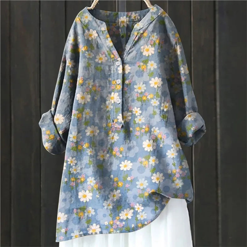 Women's Fine Floral Blouse