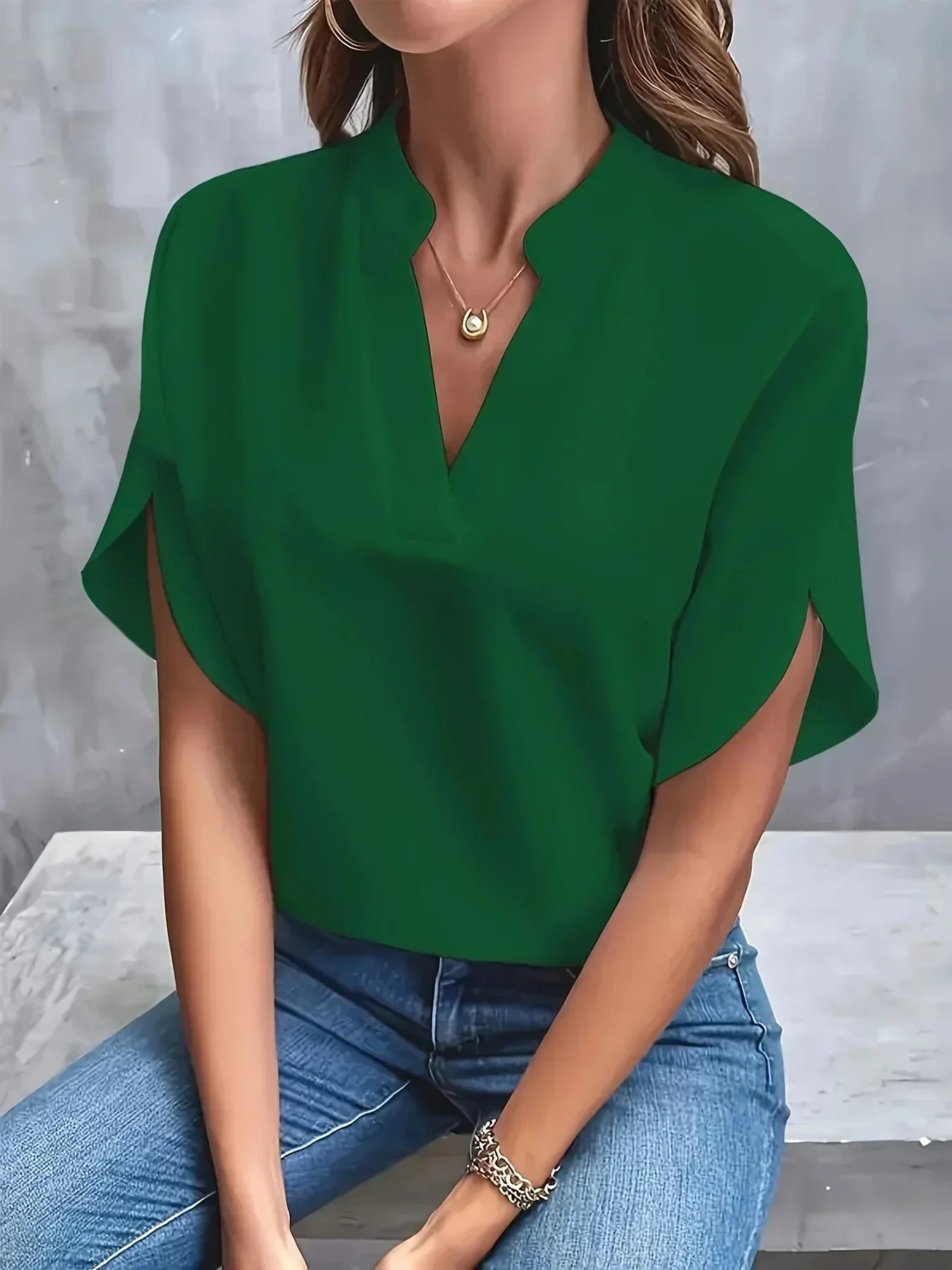 Women's Striped Knit Top