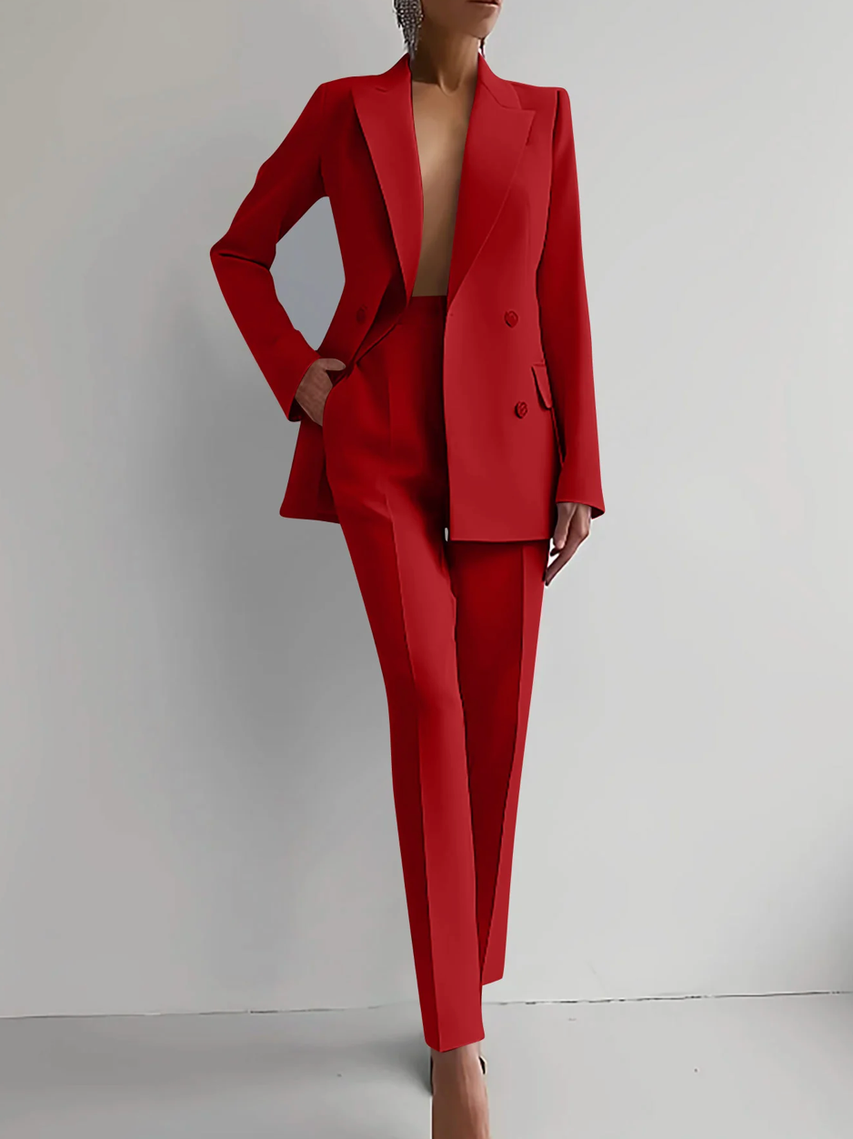 Women's Tailored Blazer & Pants Set
